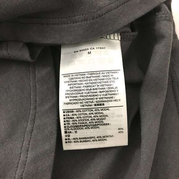 NWOT! Banana Republic Gray Scoop Neck Belted Pocket T-Shirt Dress - M - Picture 6 of 7